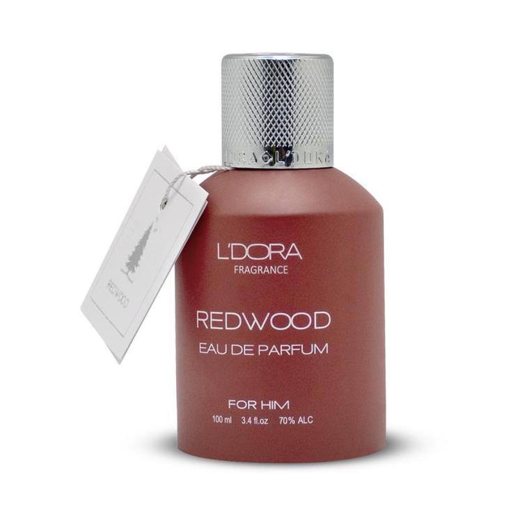 ادوپرفیوم مردانه مدل REDWOOD لدورا فرگرنس 100ml