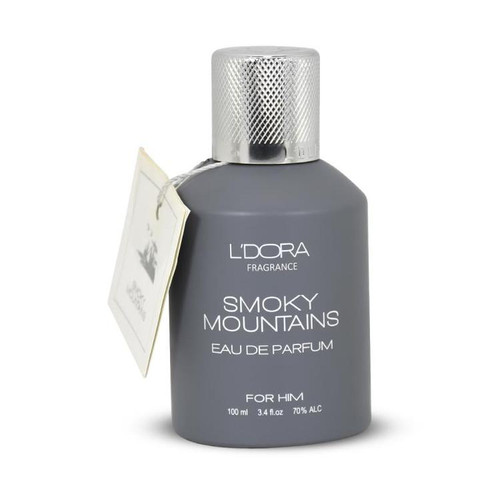 ادوپرفیوم مردانه مدل SMOKY MOUNTAINS لدورا فرگرنس 100ml