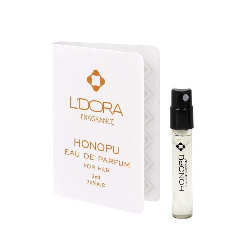تستر ادوپرفیوم زنانه مدل HONOPU لدورا فرگرنس 2ml