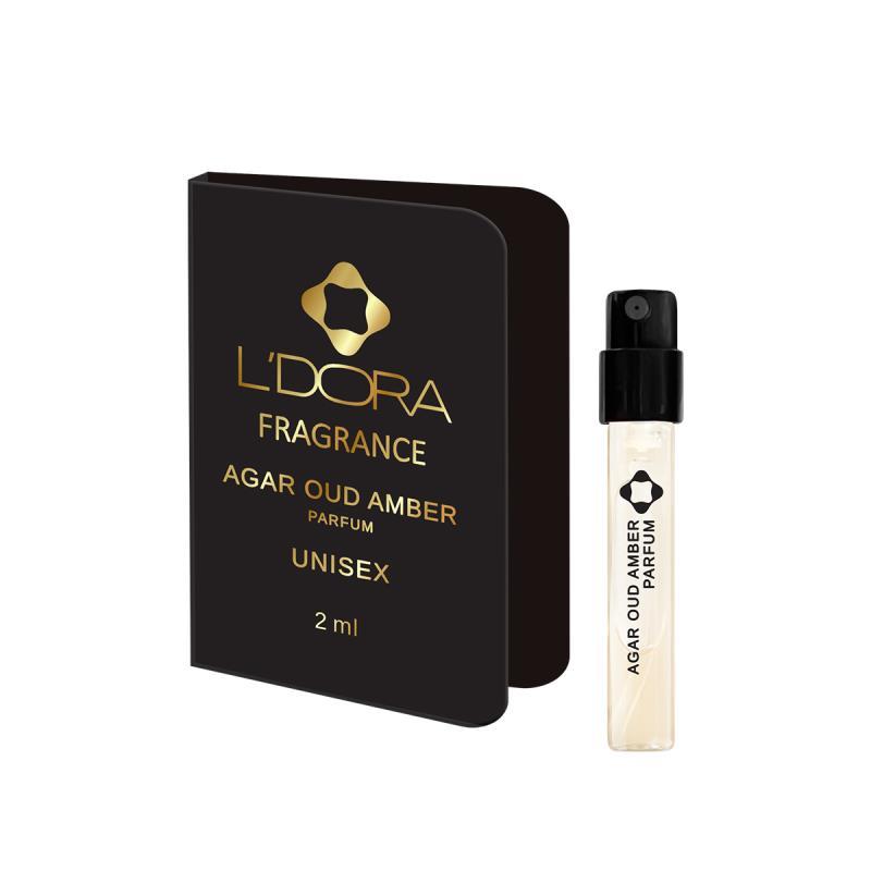 تستر پرفیوم AGAR OUD AMBER لدورا فرگرنس 2ml